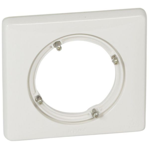 Legrand Céliane - Plaque simple  - IP44 - Blanc - Réf : 069071