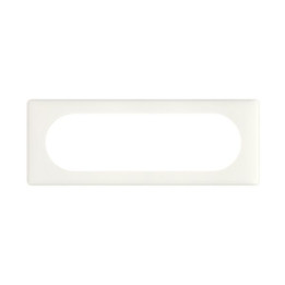 Legrand Céliane - Plaque 6/8M - Horizontal ou Vertical - Blanc - Réf : 066636