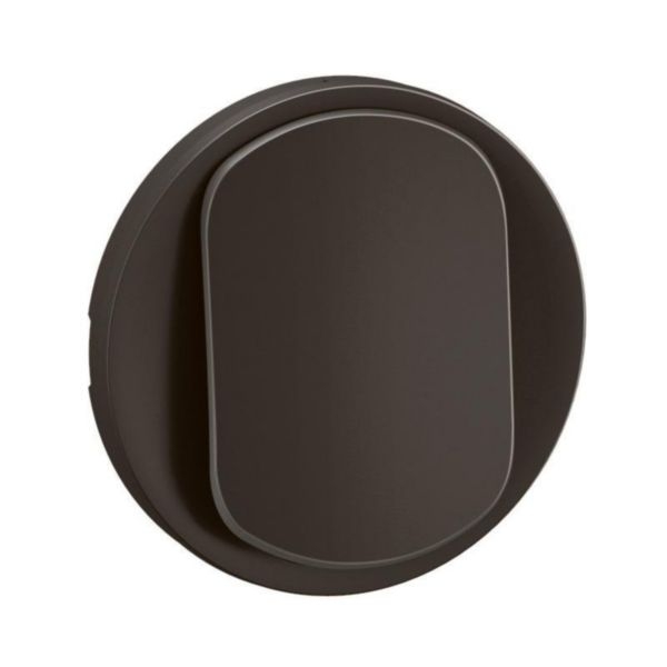 Legrand - Céliane 2024 - Enjoliveur pour interrupteur et ou va-et-vient - Noir - Réf : CN0001