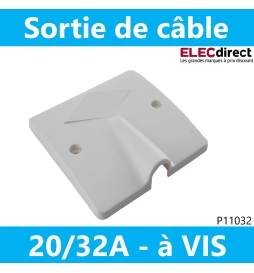 SIB - Sortie de câble 32A - à vis dim. 100x100 - P11032