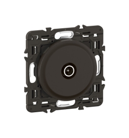 Legrand - Céliane 2024 - Prise TV simple mâle complet - Noir - SANS PLAQUE - 1 poste - Réf : CZ0382