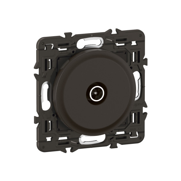 Legrand - Céliane 2024 - Prise TV simple mâle complet - Noir - SANS PLAQUE - 1 poste - Réf : CZ0382