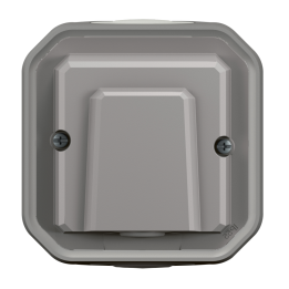 Legrand - Plexo L - Sortie de câble + Boîtier 1 poste - Saillie - Gris - Ref. : 069550L + 069651L