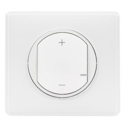 Legrand - Céliane - Interrupteur ECOvariateur 2 fils sans neutre - Complet - Blanc - Réf : 067083A+065083A+080251+066631