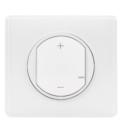 Legrand - Céliane - Interrupteur ECOvariateur 2 fils sans neutre - Complet - Blanc - Réf : 067083A+065083A+080251+066631