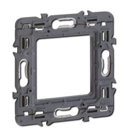 Legrand - Céliane 2024 - Double Interrupteur va-et-vient complet - Noir - 1 poste - Réf : CZ2001 + CP0101