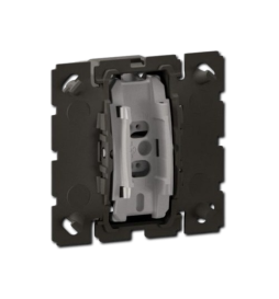 Legrand - Céliane 2024 - Double poussoir complet - Noir - 1 poste - Réf : CZ2031 + CP0101