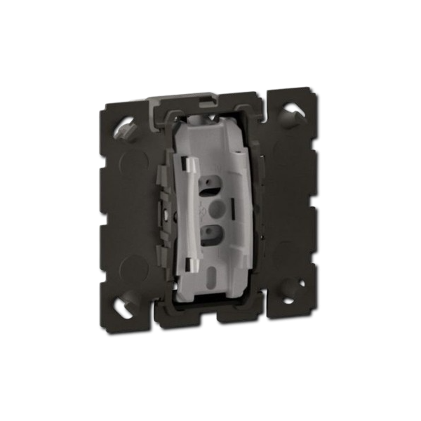 Legrand - Céliane 2024 - Double poussoir complet - Noir - 1 poste - Réf : CZ2031 + CP0101