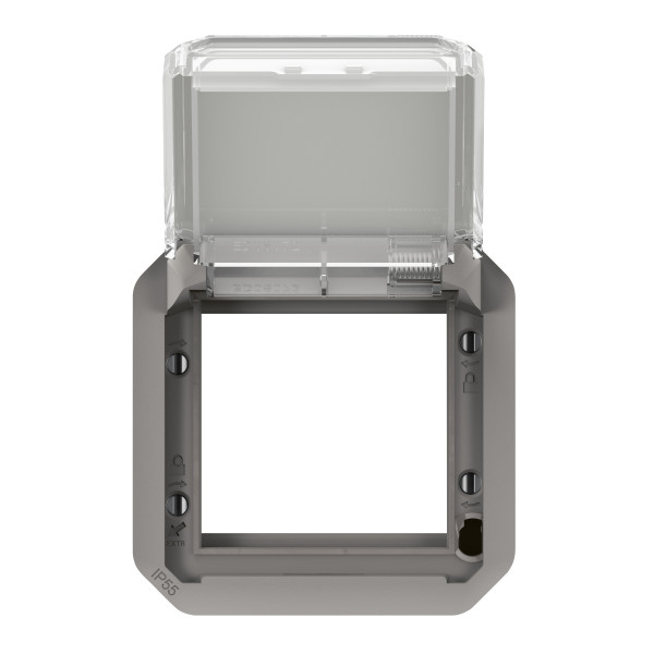 Legrand - Plexo L - Adaptateur Mosaic - Composable - Gris - IP55/IK08 - Réf : 069580L