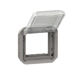 Legrand - Plexo L - Adaptateur Mosaic - Composable - Gris - IP55/IK08 - Réf : 069580L