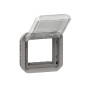 Legrand - Plexo L - Adaptateur Mosaic - Composable - Gris - IP55/IK08 - Réf : 069580L