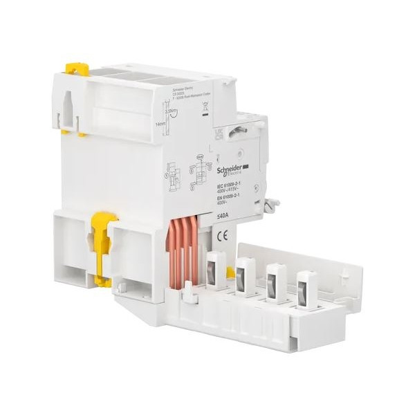 Schneider - Acti9 - iC60 - Bloc dif Vigi - 4P - 25A - 300mA - type AC - 400V - Réf : A9Q14425