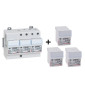 Legrand - Parafoudre Tétra 400V - Type 2 + Cassette de rechange - Réf. : 003953 + 003954x3