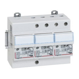 Legrand - Parafoudre Tétra 400V - Type 2 + Cassette de rechange - 003953 + 003954x3