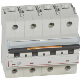 Legrand - Disjoncteur dx³-vis/vis-4p-400v~-63a-25ka-courbe c-protect départ - 409800