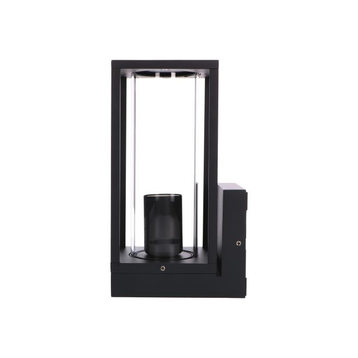 Led's light - Applique mural DAKOTA - sans source lumineuse - E27x1 - Noir - IP44 - 35W max - Réf : 1000667