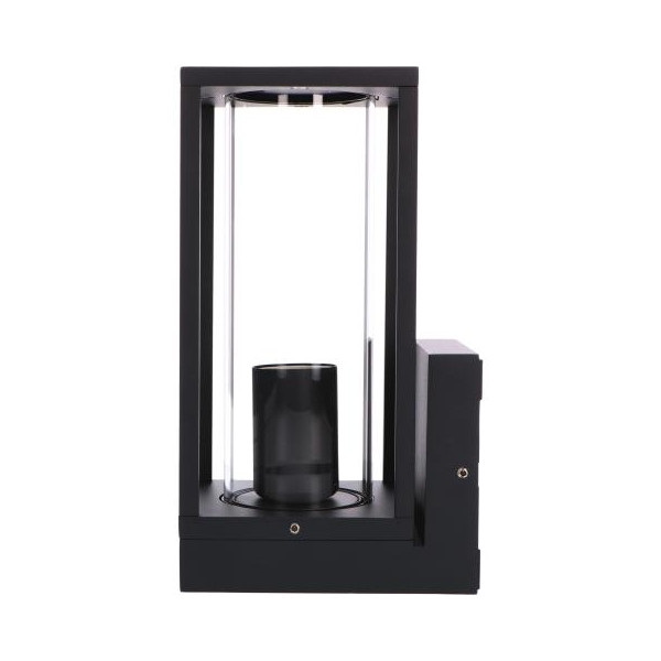 Led's light - Applique mural DAKOTA - sans source lumineuse - E27x1 - Noir - IP44 - 35W max - Réf : 1000667