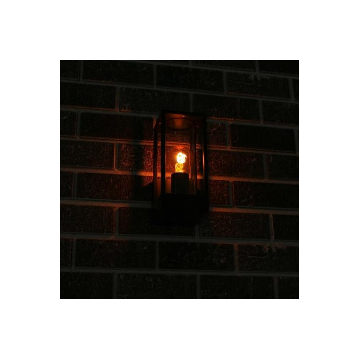 Led's light - Applique mural DAKOTA - sans source lumineuse - E27x1 - Noir - IP44 - 35W max - Réf : 1000667