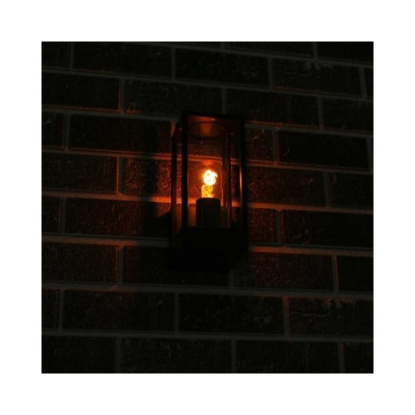 Led's light - Applique mural DAKOTA - sans source lumineuse - E27x1 - Noir - IP44 - 35W max - Réf : 1000667