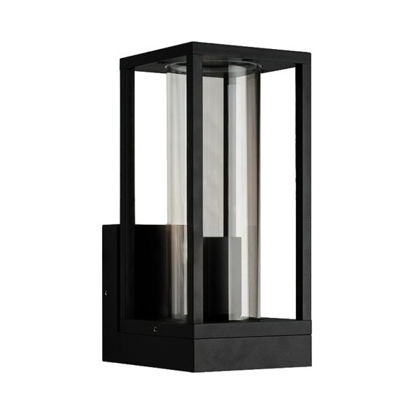 Led's light - Applique mural DAKOTA - sans source lumineuse - E27x1 - Noir - IP44 - 35W max - Réf : 1000667