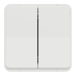 Schneider - Mureva Styl - Double va et vient - Saillie - Blanc - Ref. : MUR39022+MUR39911