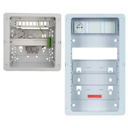 CAE - LOT Tableau C-TRI - 4RJ45 Grade 3 avec Support BOX - Réf : CTRIETG24XAXSD+ZA375C