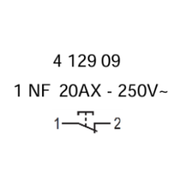 Legrand - Poussoir 20A simple fonction - 250V - 1 NF - 412909