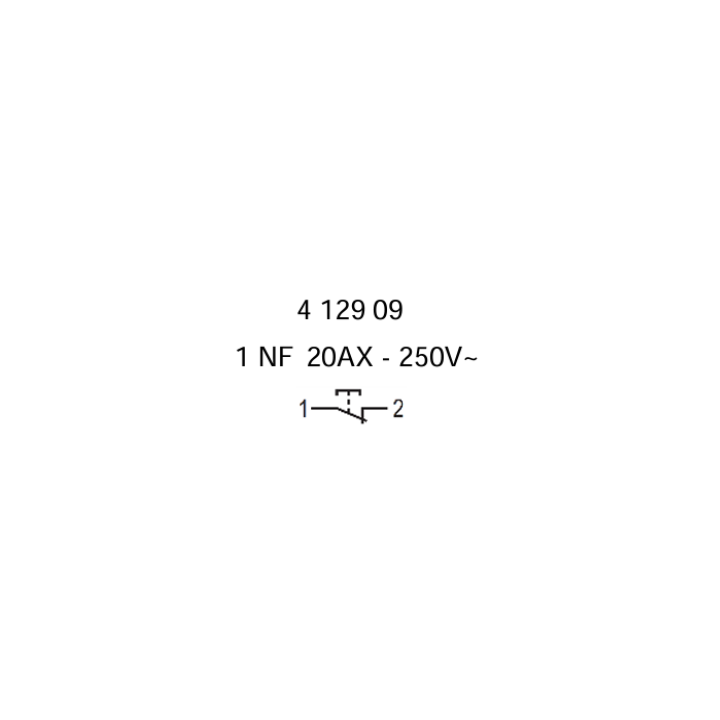 Legrand - Poussoir 20A simple fonction - 250V - 1 NF - Réf : 412909