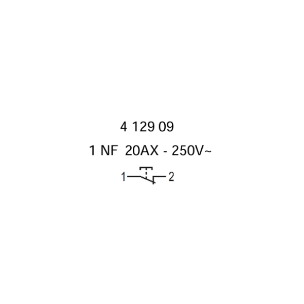 Legrand - Poussoir 20A simple fonction - 250V - 1 NF - Réf : 412909