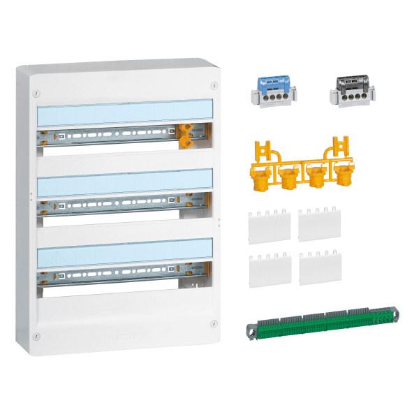 Legrand - DRIVIA - Coffret 3 Rangées de 18 Modules - Réf : 401223