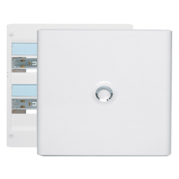 Legrand - Drivia - Coffret 2 rangées - 18 modules + Porte - Ref. : 401222+401232