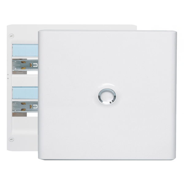Legrand - Drivia - Coffret 2 rangées - 18 modules + Porte - Ref. : 401222+401232