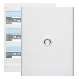 Legrand - Drivia - Coffret 3 rangées - 18 modules + Porte - Ref. : 401223+401233