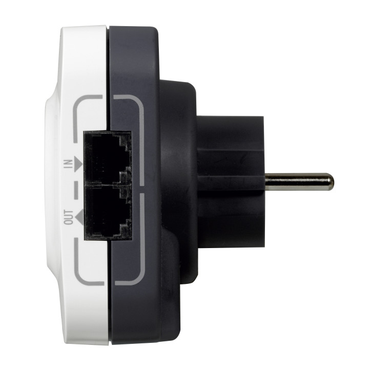 Legrand - Prise protégée 2P+T + 2 prises RJ45 avec parafoudre - Réf : 050670