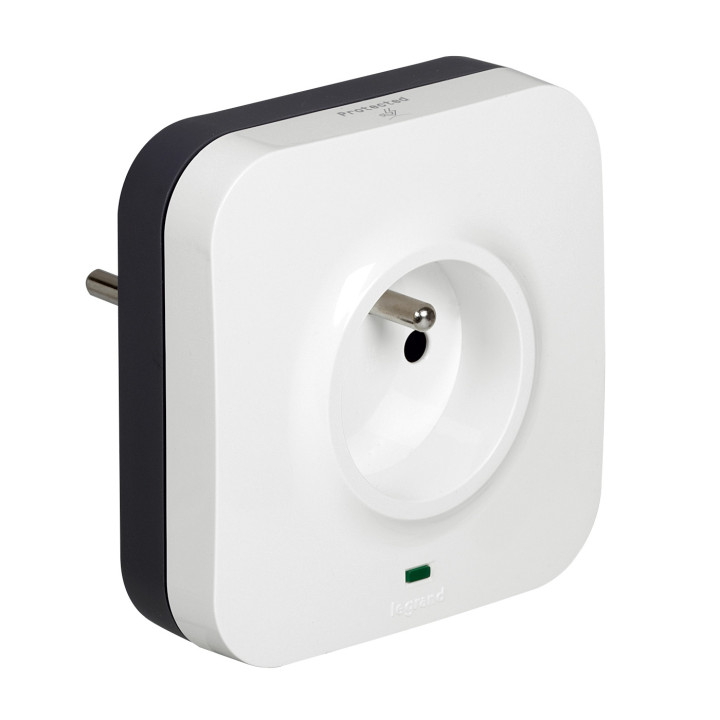Legrand - Prise protégée 2P+T + 2 prises RJ45 avec parafoudre - Réf : 050670