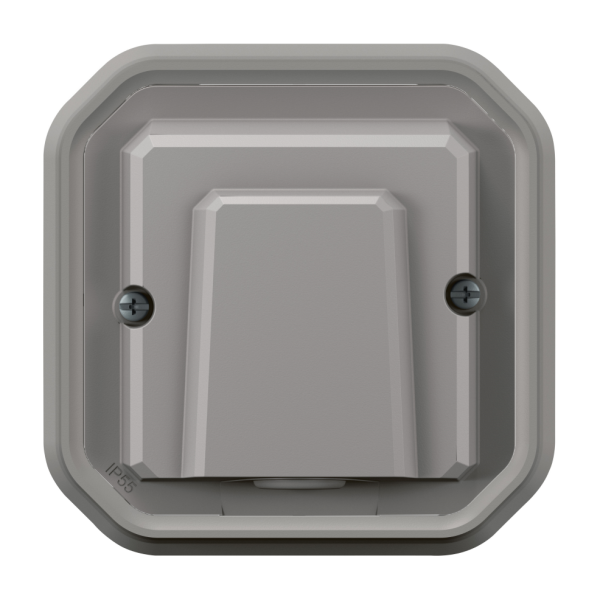 Legrand - Plexo L - Sortie de câble - Encastré - Gris - IP55/IK07 - Réf : 069848L