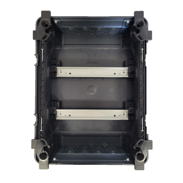 Schneider - PrismaSeT XS - Coffret encastré - 2 rangées - 13 modules - sans porte - Réf: LVSXS213