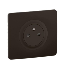 Legrand - Céliane 2024 - Prise électrique affleurante - Noir mat - 2P+T 16A - 1 poste - Réf : CJ0111