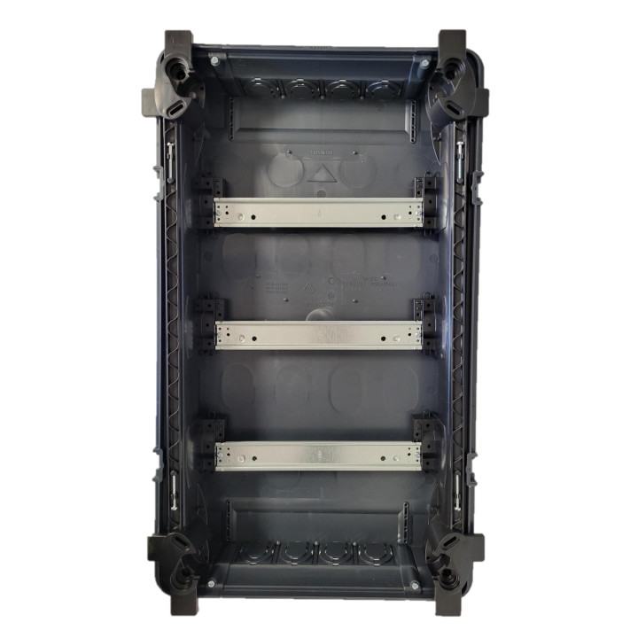 Schneider - PrismaSeT XS - Coffret encastré 3 rangées - 13 modules - sans porte - Réf : LVSXS313