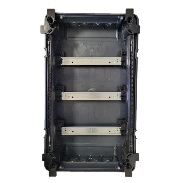 Schneider - PrismaSeT XS - Coffret encastré 3 rangées - 13 modules - sans porte - Réf : LVSXS313