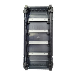 Schneider - PrismaSeT XS - Coffret encastré - 4 rangées - 13 modules - sans porte - Réf : LVSXS413