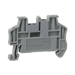 Schneider - Butée d'arrêt à visser sur rail DIN 35 mm - largeur 50 mm - marquable - Réf : NSYTRAAB35