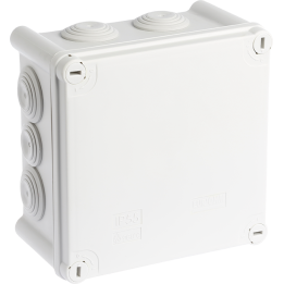 EUR'OHM - Boîte de dérivation étanche -130 x 130 x 75 mm IP55 - Réf : EUR50016