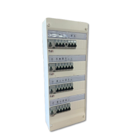 Legrand- Tableau électrique pré-équipé et pré-câblé pour T3 à T6 - 13 modules - 4 Rangées - Bornes à vis - Réf: 093069VIS