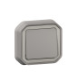 Legrand - Plexo L - Interrupteur ou va-et-Vient - Encastré - Encastré - Gris - Ref : 069811L