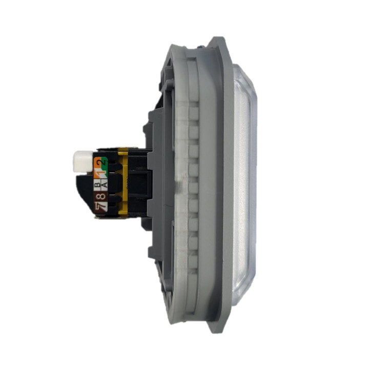 Legrand - Plexo L - Prise RJ45 Cat. 6A STP - Composable - Gris - IP55/IK07 - Réf : 069559L