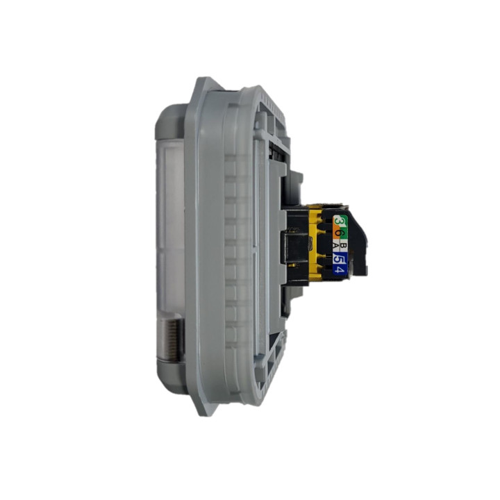 Legrand - Plexo L - Prise RJ45 Cat. 6A STP - Composable - Gris - IP55/IK07 - Réf : 069559L