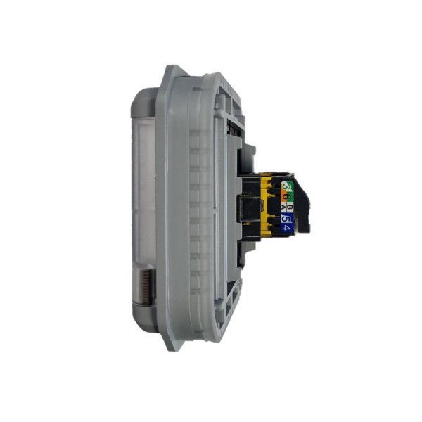 Legrand - Plexo L - Prise RJ45 Cat. 6A STP - Composable - Gris - IP55/IK07 - Réf : 069559L