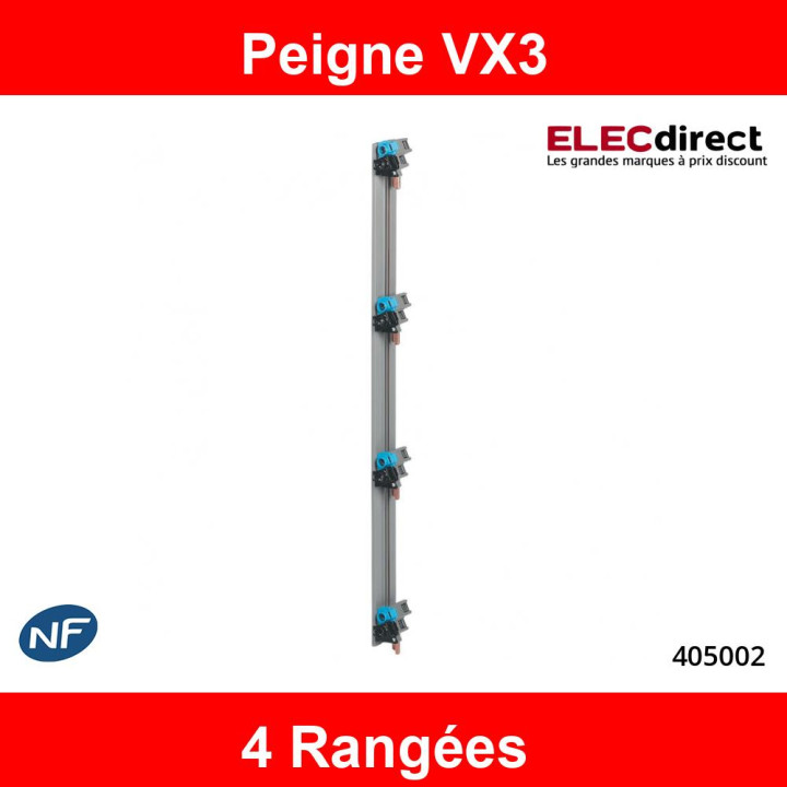 Legrand - Tableau électrique encastré pré-équipé pour T4 - 13 modules - 4 Rangées - AUTO - Réf: LEGTABLEAUT4E