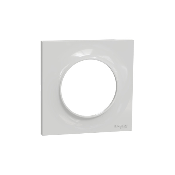 Schneider - Odace - Styl - Plaque 1 poste - Gris - Réf : S520702A1